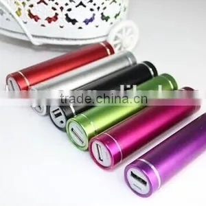 2016 Best Selling Cylinder Shaped Aluminum 2600mah Power Bank, Promotion 2600mah Power Bank thumbnail-4
