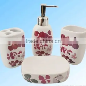 Fashional 4pcs Bath Accessories Ceramic thumbnail-5