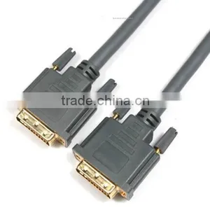 DVI DVI-D Dual Link (24+1 Pin) Male to Male Digital Video Cable, Black thumbnail-1