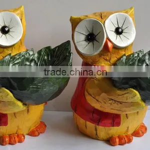 Owl Bird Bath thumbnail-1