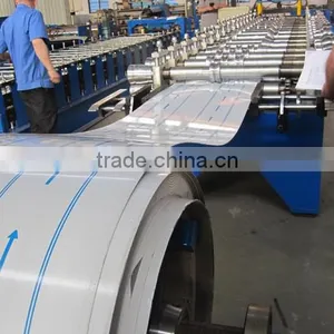 Joint-Hidden Galvanized Automatic Standing Seam Roofing Sheet Roll Forming Machine thumbnail-4
