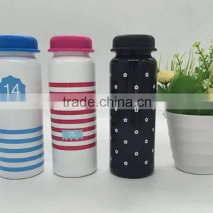 420ml Single Wall Stainless Steel Sports/outdoor Water Bottle With Pattern and Plastic Lid thumbnail-3