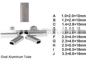 Oval Aluminiumm Tube Sleeve Crimps thumbnail-1