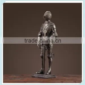 Resin Gothic Armour Knight Figurine Gothic Armour Knight Statue for Home Decoration thumbnail-2