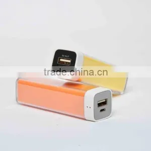 2016 Gifts Perfectly Portable LIPSTICK 2000mah ~ 2600mah Power Bank at Low Price thumbnail-1