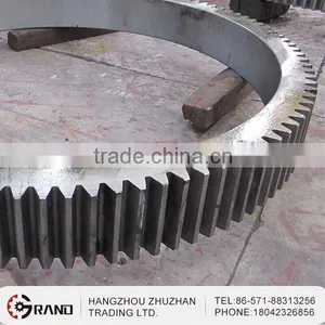 Forged Custom Mechanical Flywheel Ring Gear for Ball Mill Cement Mill Coal Mill thumbnail-1