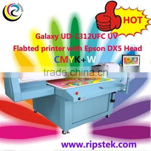 Galaxy UV Printing Machine Flatbed Printer UD-1312UFW With White Color (1.3m *1.2m With 2 Pcs DX5 Head ) thumbnail-2