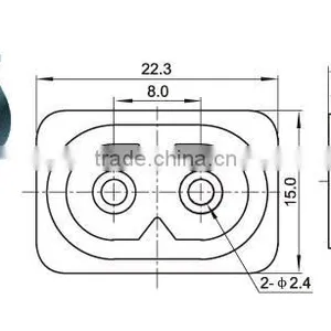 Green DC Male and Female Connector,Nice Price Male Connector DC Jack 5.5mm*2.1mm thumbnail-4