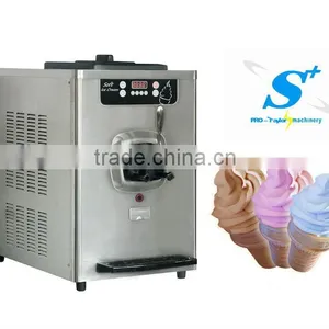 Stainless Steel Single Flavour Table Ice Cream Machine ICM-10B thumbnail-1