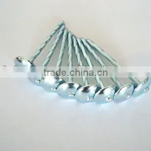 9gauge Galvanized Umbrella Head Ring Shank Roofing Nail thumbnail-1