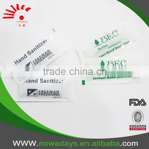 High Quality Alcohol Instant Hand Washing Hand Sanitizer Sachet thumbnail-1