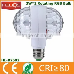 360 Degree Double Side 6w Rgb Rotating Stage Light Led thumbnail-1