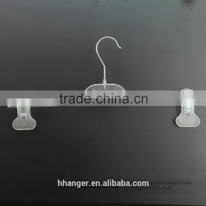 High Quality Plastic Transparent Trousers Hanger thumbnail-1