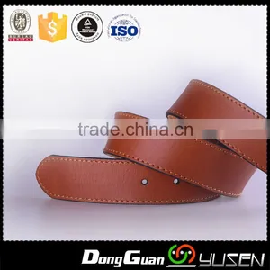 Soft High Quality Brown Fashion Cow Full Grain Leather Belt thumbnail-3