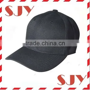 Wholesale 6 Panel Plain Fitted Sized Curved Baseball Cap thumbnail-4