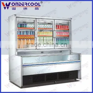2m 2015 New Product Commercial Display Freezers for Supermarket thumbnail-1