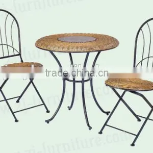 YL-R0215 3pcs Rattan Round Table/chair for Outdoor/garden Funiture thumbnail-1