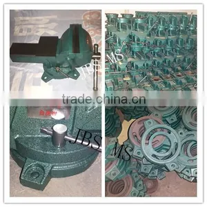 French Series Painted Middle Type 8" 200mm 360 Degree Swivel Table Vise Price thumbnail-1