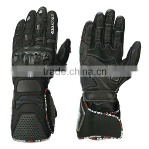 Long-barreled, Carbon Fiber Protectors, Motorcycle Gloves thumbnail-1
