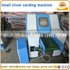 Cotton Sliver Making Machine Carding Machine for Wool Slivering thumbnail-1