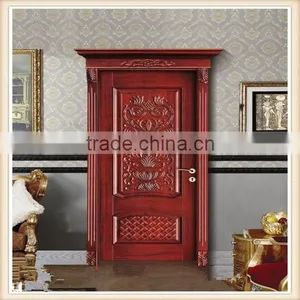 Decoration Animal Carved Single Wood Door With Good Quality thumbnail-1