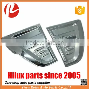 Car Door Adornment Accessories Electroplating Cover Plate for 2016 Toyota Hilux Revo thumbnail-1