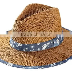 Packable Straw Original Panama Hat Fashion Panama Hat thumbnail-3