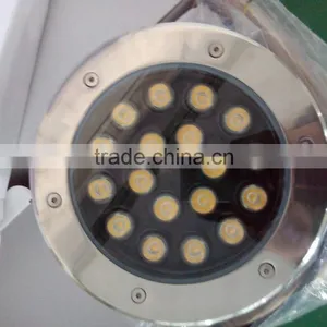 High Power Round LED Inground Light 18W RGB Led Underground Light For Outdoor thumbnail-2