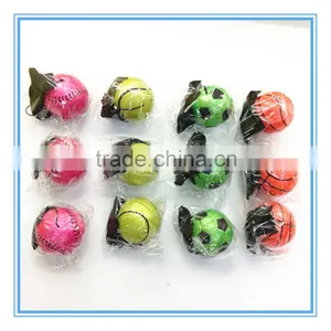 6.3CM Rubber Tennis Ball With Elastic String thumbnail-1