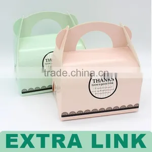 Custom Logo Small Handle Kraft Paper Cement Shopping Promotion Bag For Food thumbnail-2