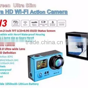 Manufacturer Dual Display WIFI HD 4K WIFI Action Camera H3R thumbnail-6