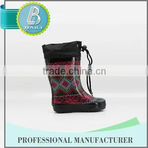 2016 Top Quality Customised Designs Environmental Galoshes Rain Boots thumbnail-1