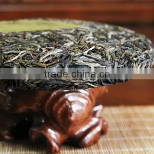 2014 Spring YiWu Tea Mountain Ancient Arber Raw Puer Tea Drinks Lower Blood Pressure thumbnail-5