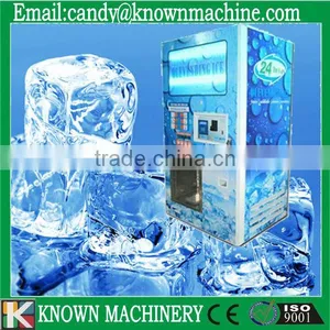 Cube Ice Vending Machine With 450kg/day Ice Capacity With IC Card and Coins thumbnail-1