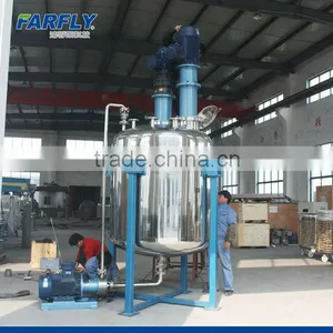 Pre-dispersing Double Shaft Eccentric Emulsifying Kettle for Agrochemicals thumbnail-1