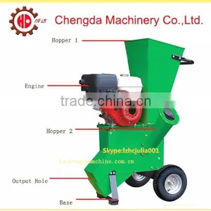 6.5Hp Gosoline Engine Powered Wood Chipper Machine, Wood Chipper Shredder, Grain Crusher thumbnail-1