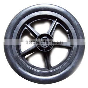 Injection Molded Hard Plastic Wheels Small Foaming Nylon Wheel Plastic Solid Wheel thumbnail-1