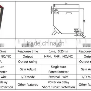 PHE04002 U Type Slot Sensor thumbnail-5