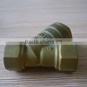 Yellow Brass Y Type Female Strainer Valve thumbnail-3