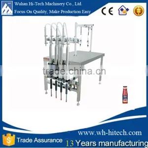 Hot Sale Cosmetic Small Semi-auto Cream Viscouse Paste Filling Machine thumbnail-2