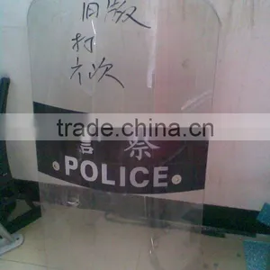 4MM Clear Polycarbonate Sheet Shield for Police thumbnail-1