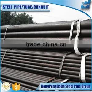 Round Black Carbon Steel Scaffolding ms Pipe thumbnail-1