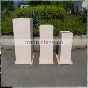 Large Garden Container Decorative Flower Pot Gardening in Pots Plant Pottery Plant Troughs QL-67041 thumbnail-1