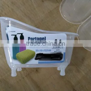 Bathtub Shape Sundries Storage Container Mini Bath Crock Storage Box thumbnail-2
