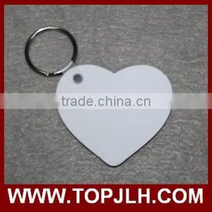 DIY Blank Coated Sublimation MDF Keychain for Couple Lovers thumbnail-5