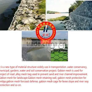 High Quality Hot Galvanizing 100 x 120 (2.5) Gabion Box for Dam thumbnail-1