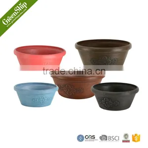 Colorful Round Not Coated Finishing Flower Pot thumbnail-1