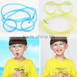 NBRSC Creative Plastic Drinking Glasses Straws for Kid Flexible Glass Straw For Drinking thumbnail-3