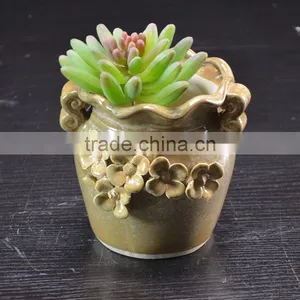 Factory Ceramic Handmade Flower Pot for Garden Plant Decoration thumbnail-2