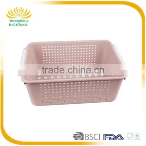 OEM Design Eco-friendly Kitchen Big Bread Empty Fruit Plastic Storage Basket thumbnail-1